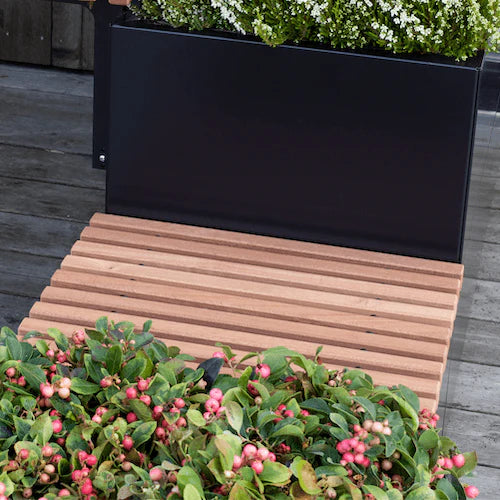 Sapelli er en afrikansk tresort som vil gråne over tid, uten å miste styrke eller form. Den er sertifisert for import til Norge i henhold til FSC standarder, og høstes med hensyn til bærekraftig forvaltning av skogen. 