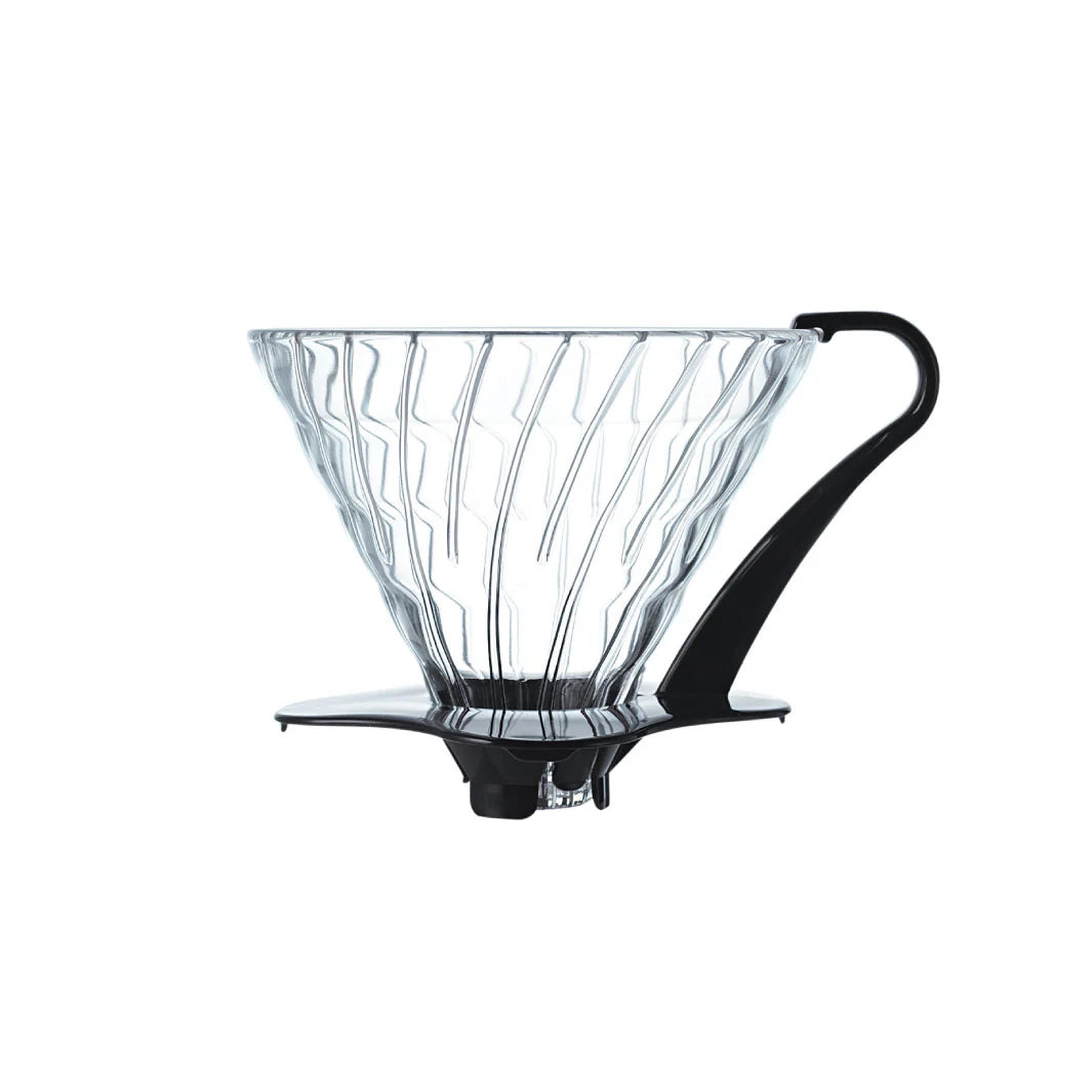 Hario V60 VDG kaffebrygger i klart glass, størrelse 03.