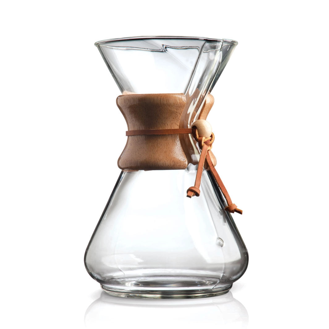 Chemex klassisk 10 kopp rommer 1,4 liter med kaffe. 